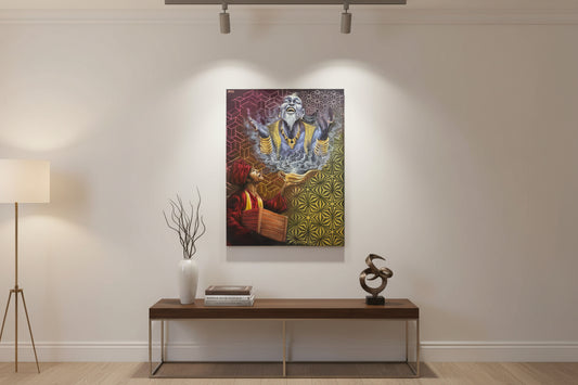 Revelations of a Sacred Relic | Original Acrylic Painting