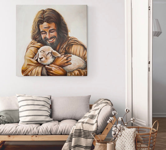 Third Eye Jesus — 3ftx3ft Original Acrylic Painting