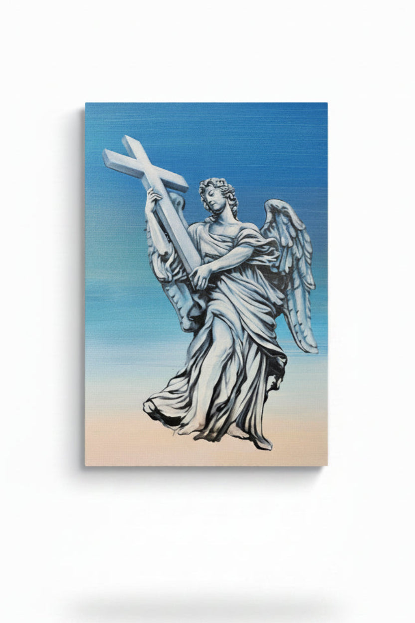 Guardian of the Blue Dawn | Original Acrylic Painting