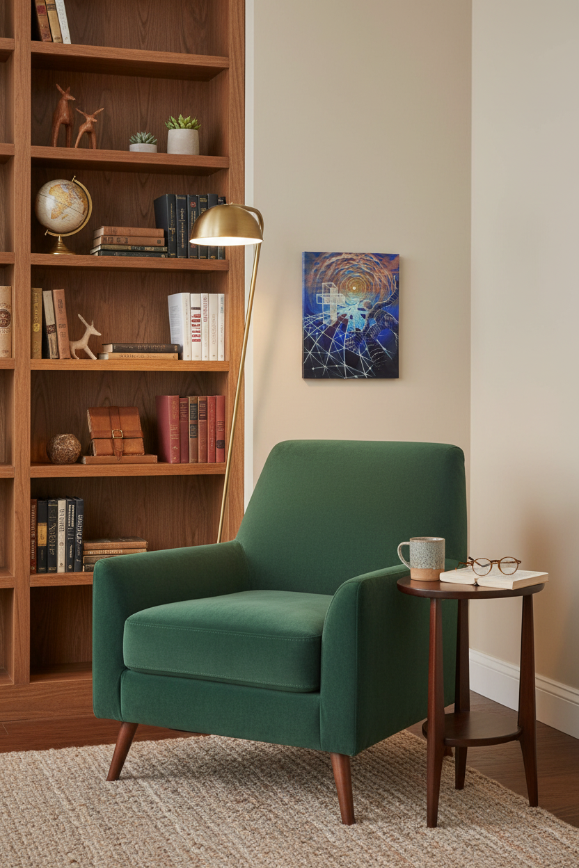 Ascension through the grid — 16”x20” Original Acrylic Painting