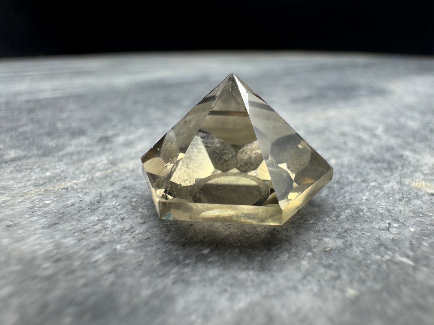 Citrine Modified Heart Hexagon custom cut - Africa - 16.1 carats