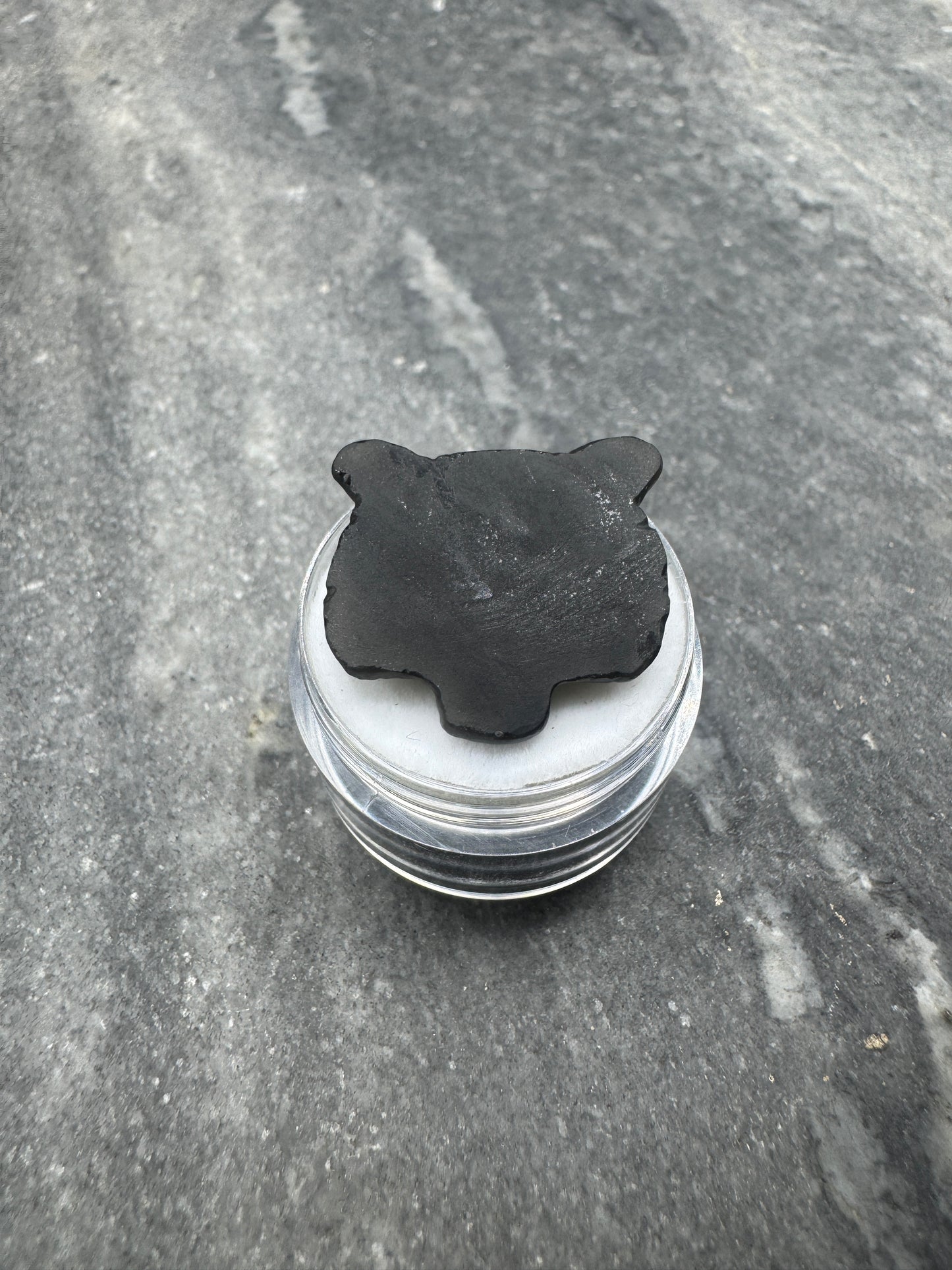 Banded Obsidian 16.715 carats Cartiér Inspired Panther Carving