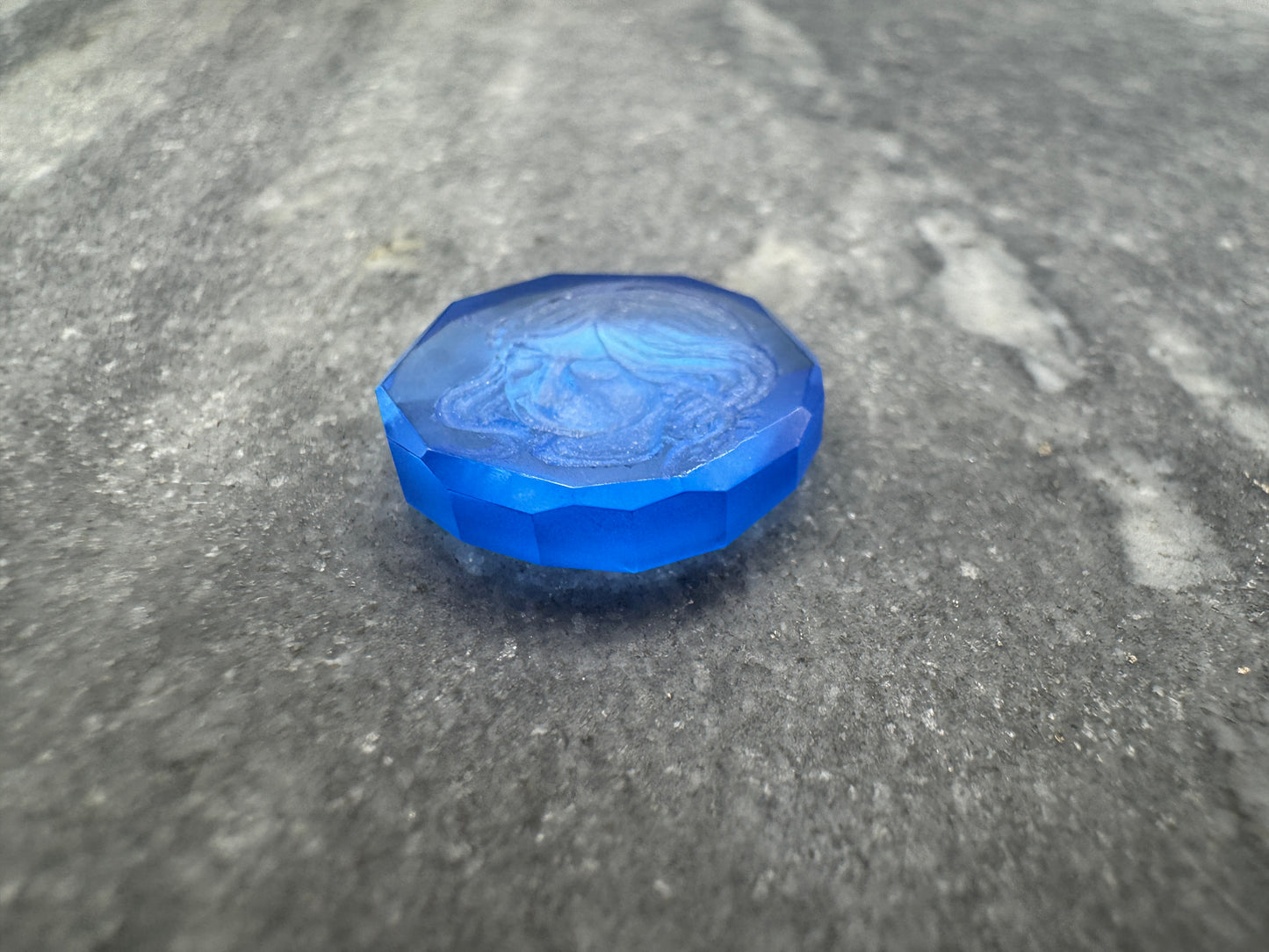 Synthetic Sapphire 15.895 Lady In Blue