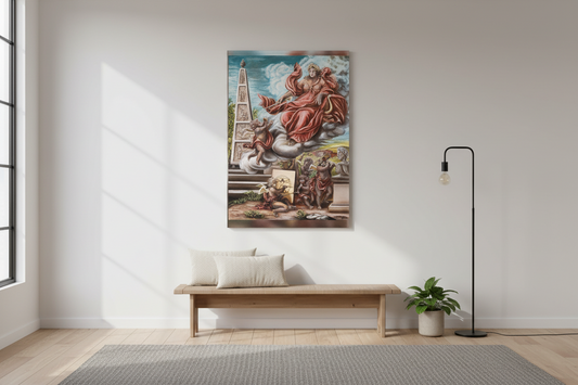 'The Gift Of Art' Large Canvas Prints