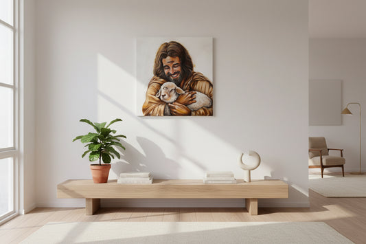 Third Eye Jesus — 3ftx3ft Original Acrylic Painting