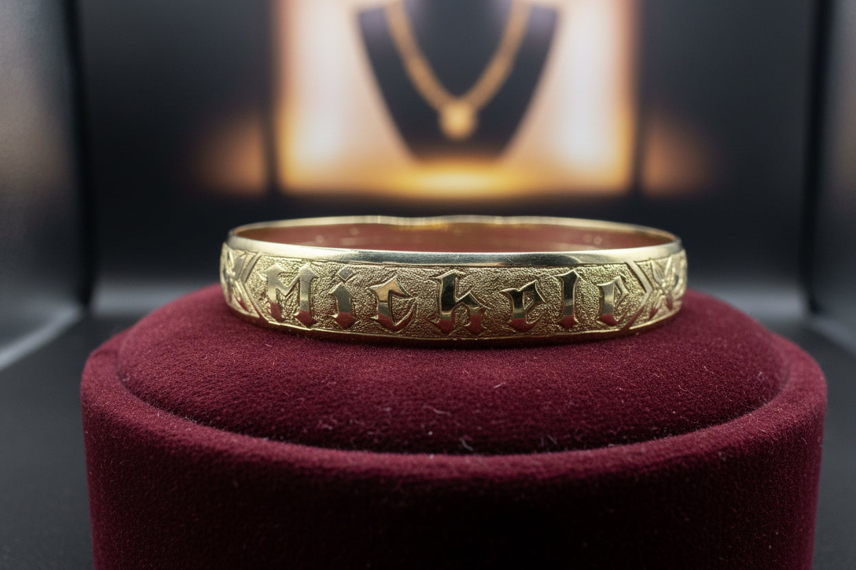 Handmade Native Hawaiian Heritage Bangle 1 ounce
