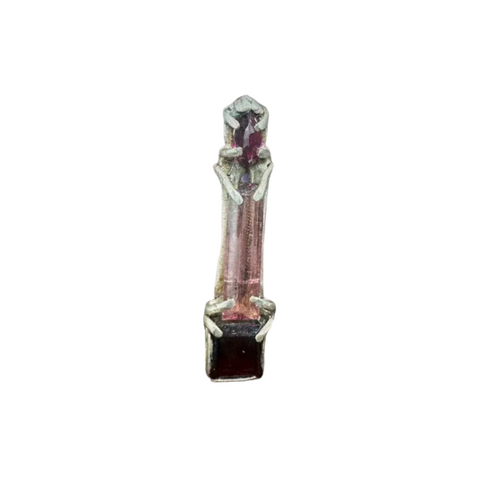 Eternal Love Candle Pendant Ruby Tourmaline Garnet