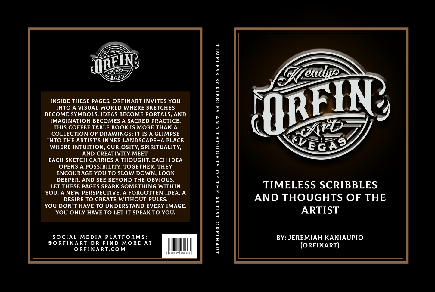 Timeless Scribbles and Thoughts of Orfinart Hardcover Book
