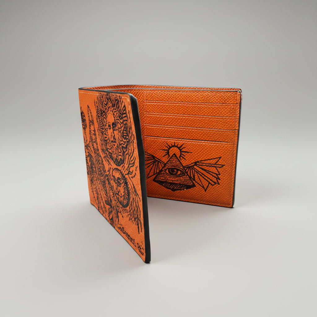 American Hermés — Coach Custom Painted Wallet