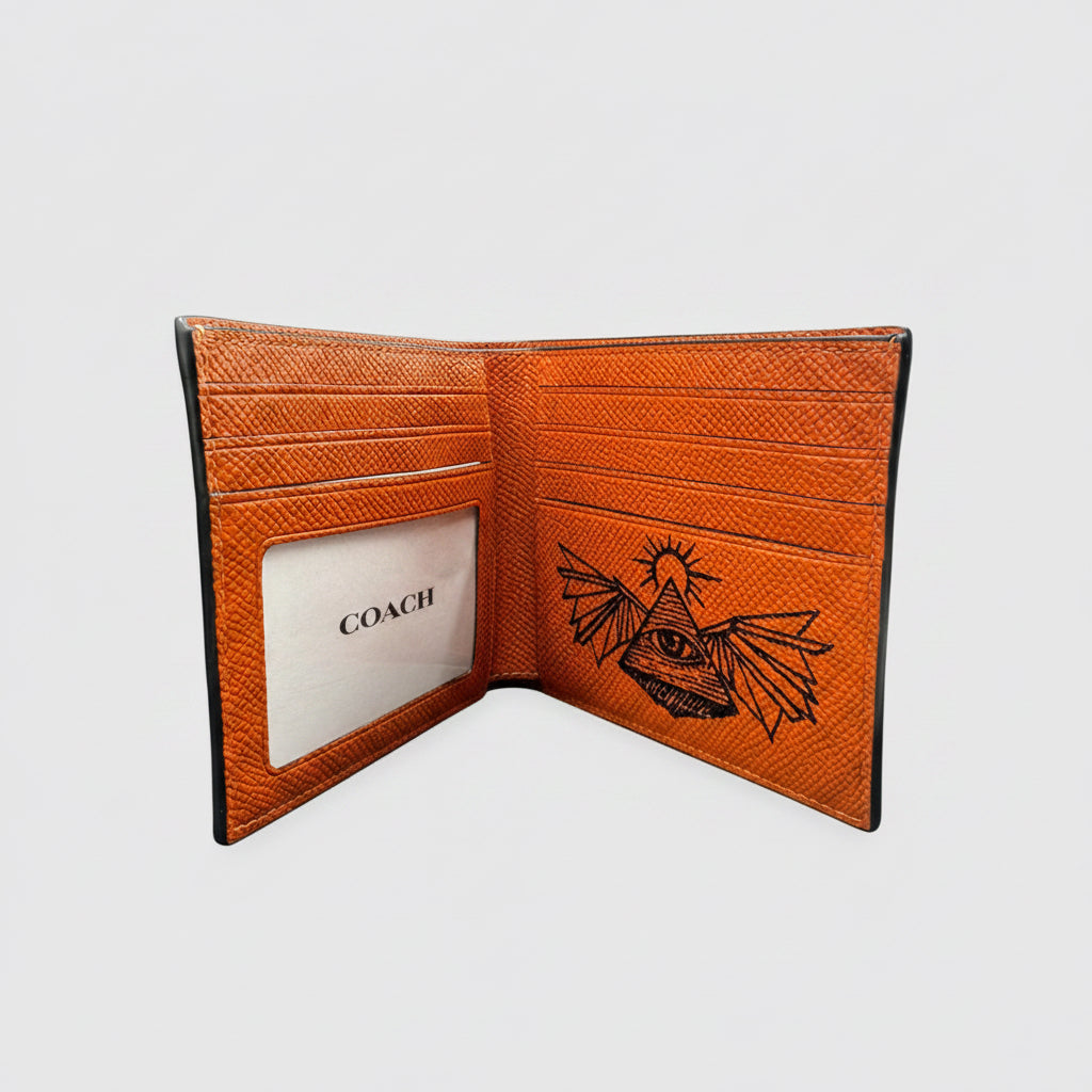 American Hermés — Coach Custom Painted Wallet