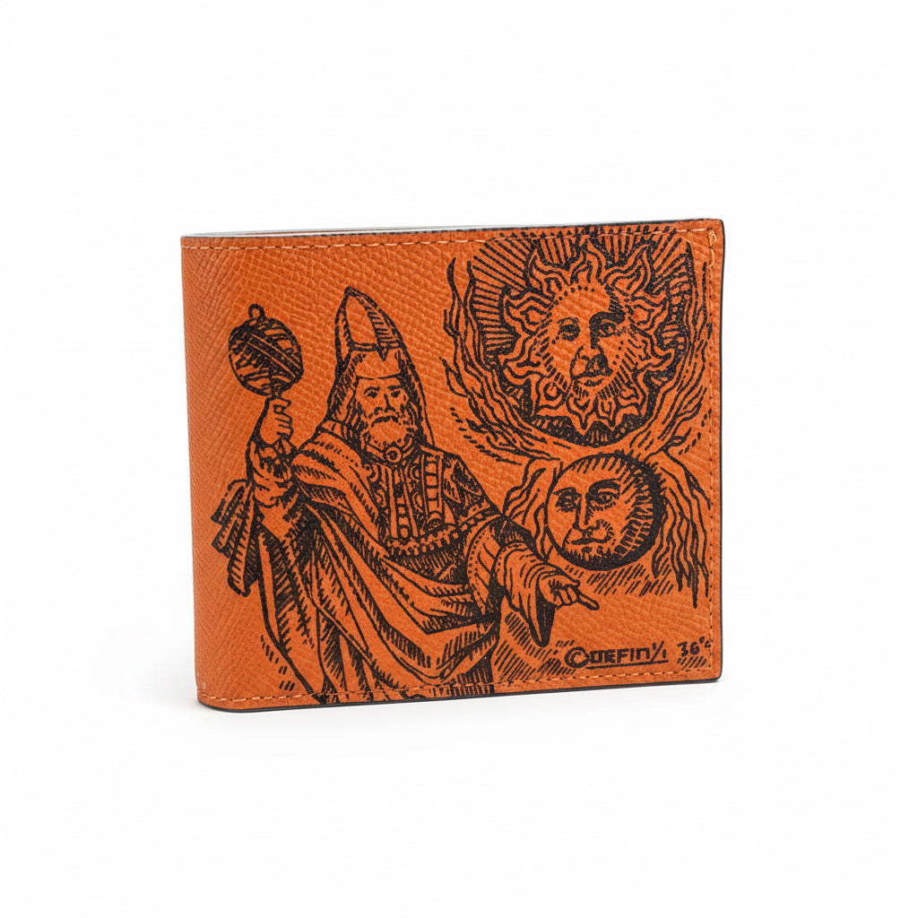 American Hermés — Coach Custom Painted Wallet