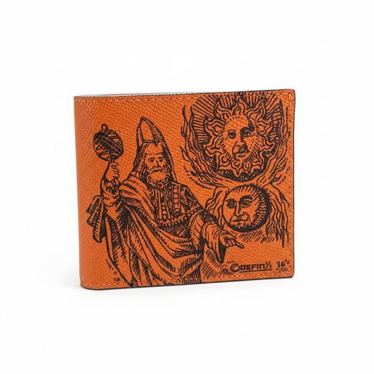 American Hermés — Coach Custom Painted Wallet