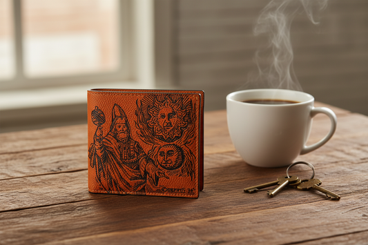 American Hermés — Coach Custom Painted Wallet