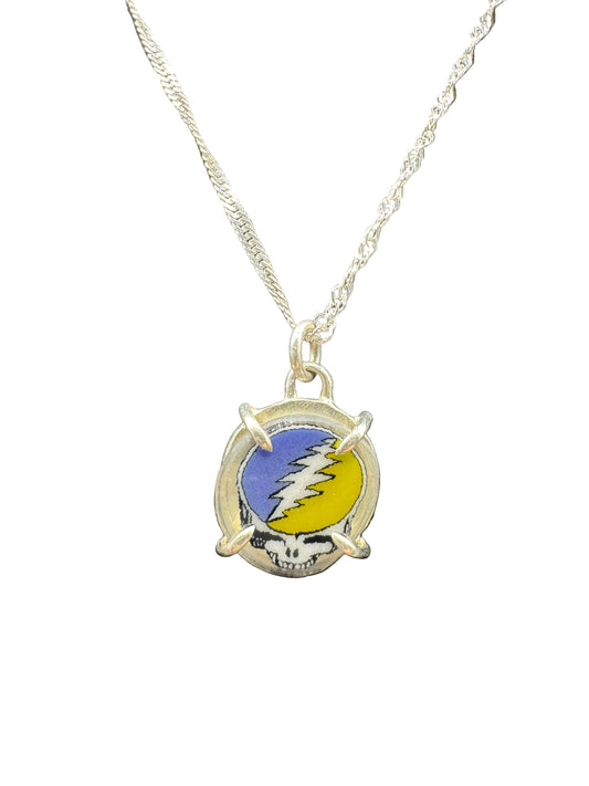 Grateful Dead Millefiori: 2 Sided Casted Bezel