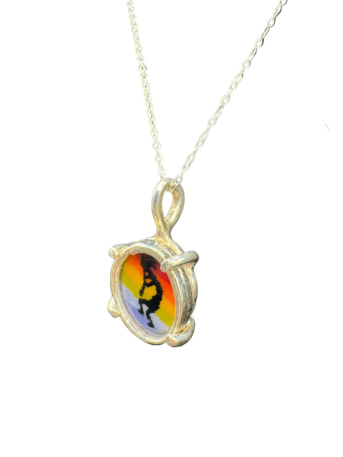 Kokopelli Original Double Framed Pendant
