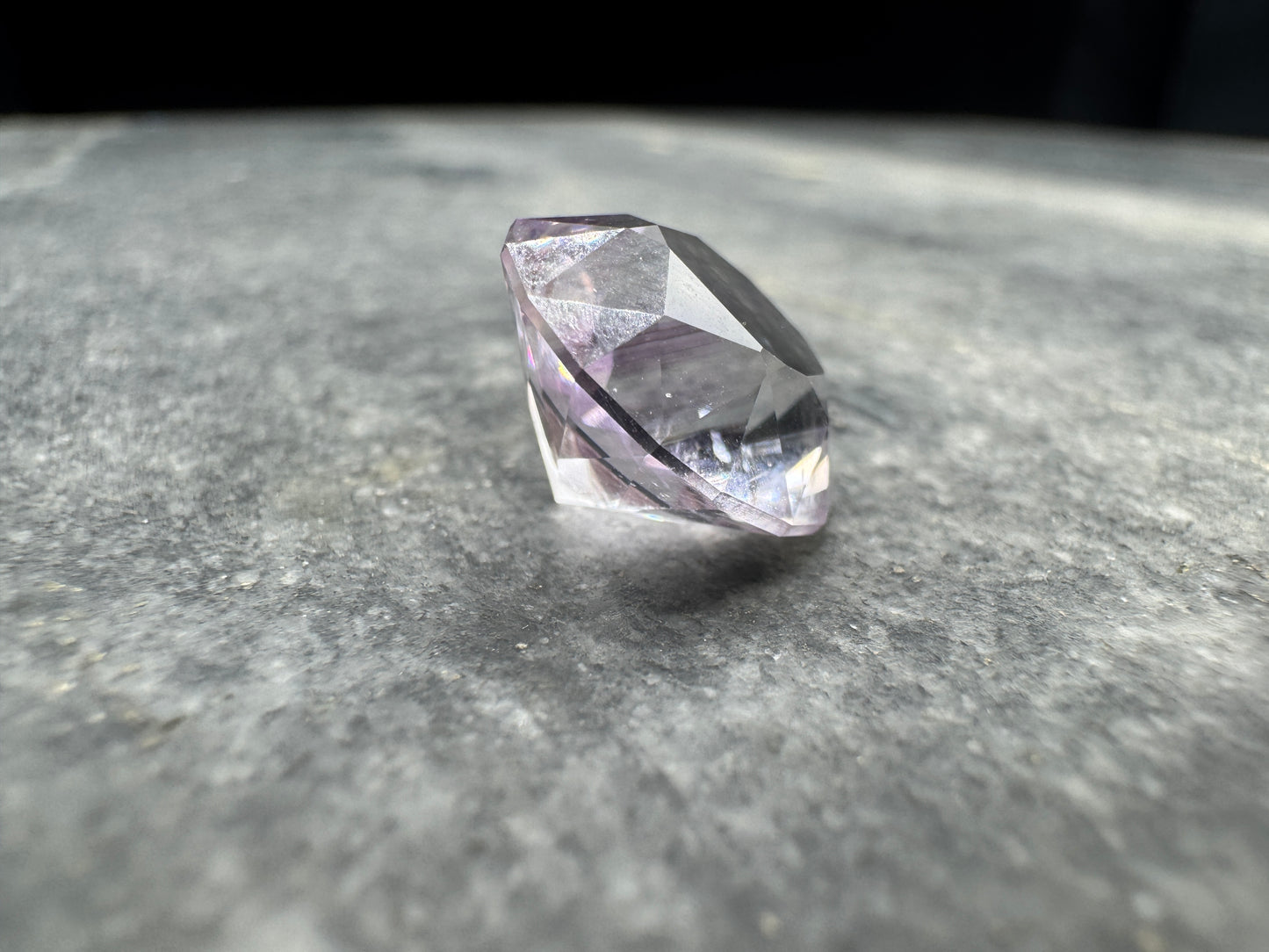 Amethyst Round Brilliant Cut - Hallelujah Junction - 10.1 carats