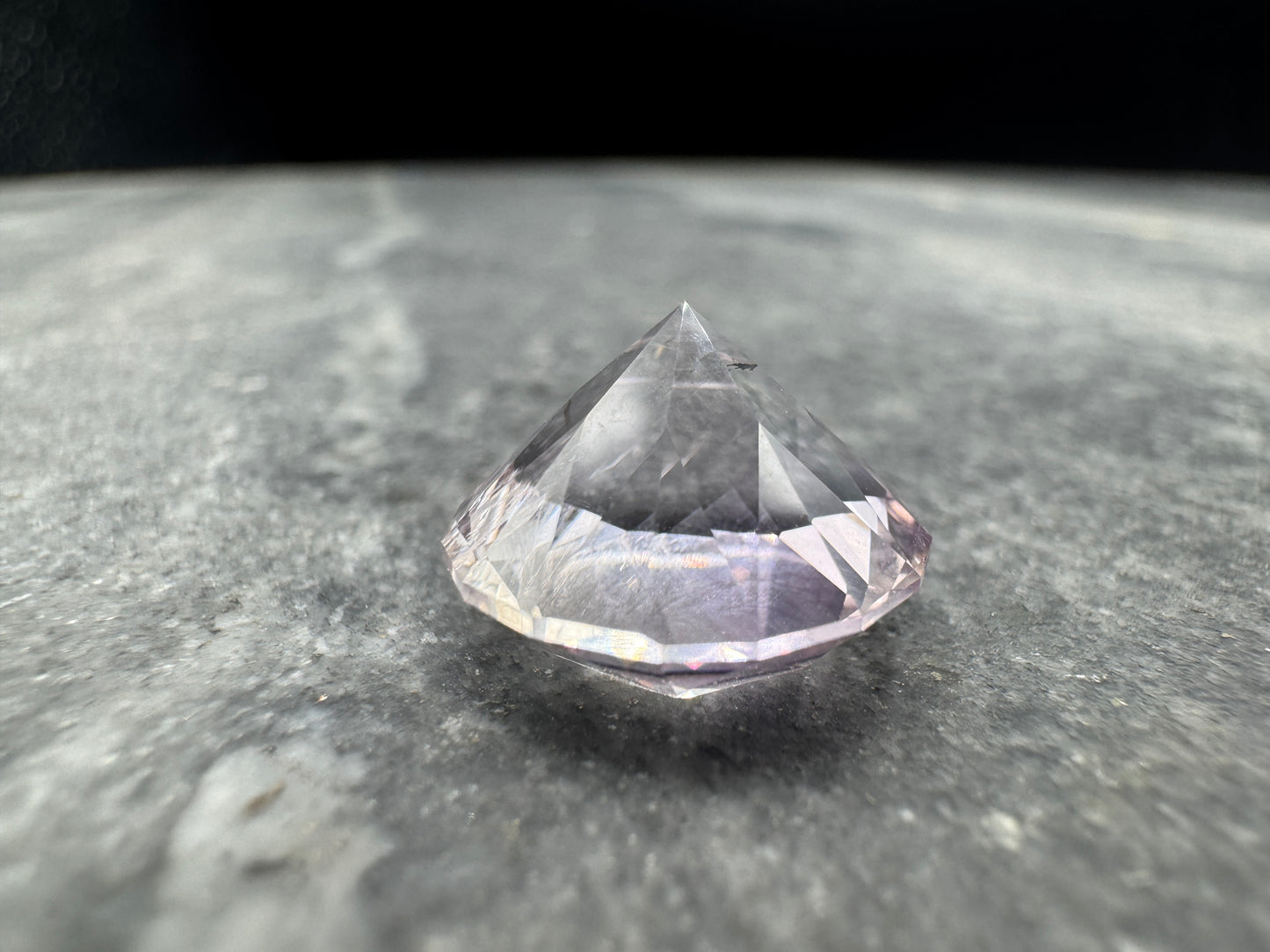 Amethyst Round Brilliant Cut - Hallelujah Junction - 10.1 carats