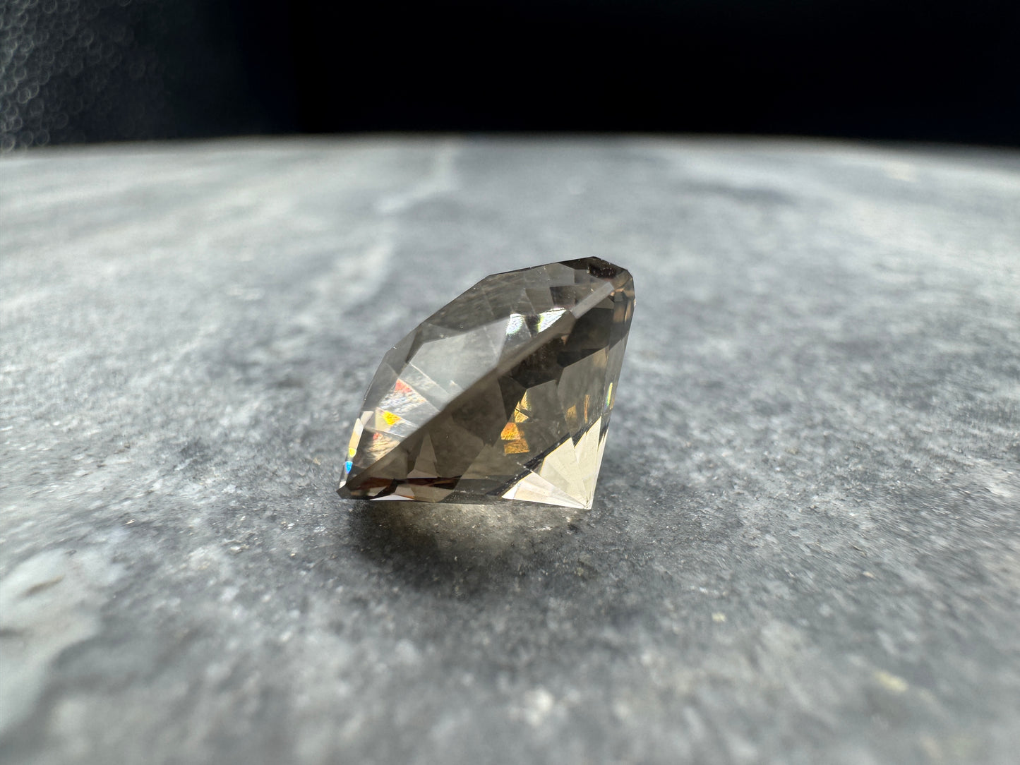 Smoky Quartz Snow Blossom cut - Clark County - 8.8 carats