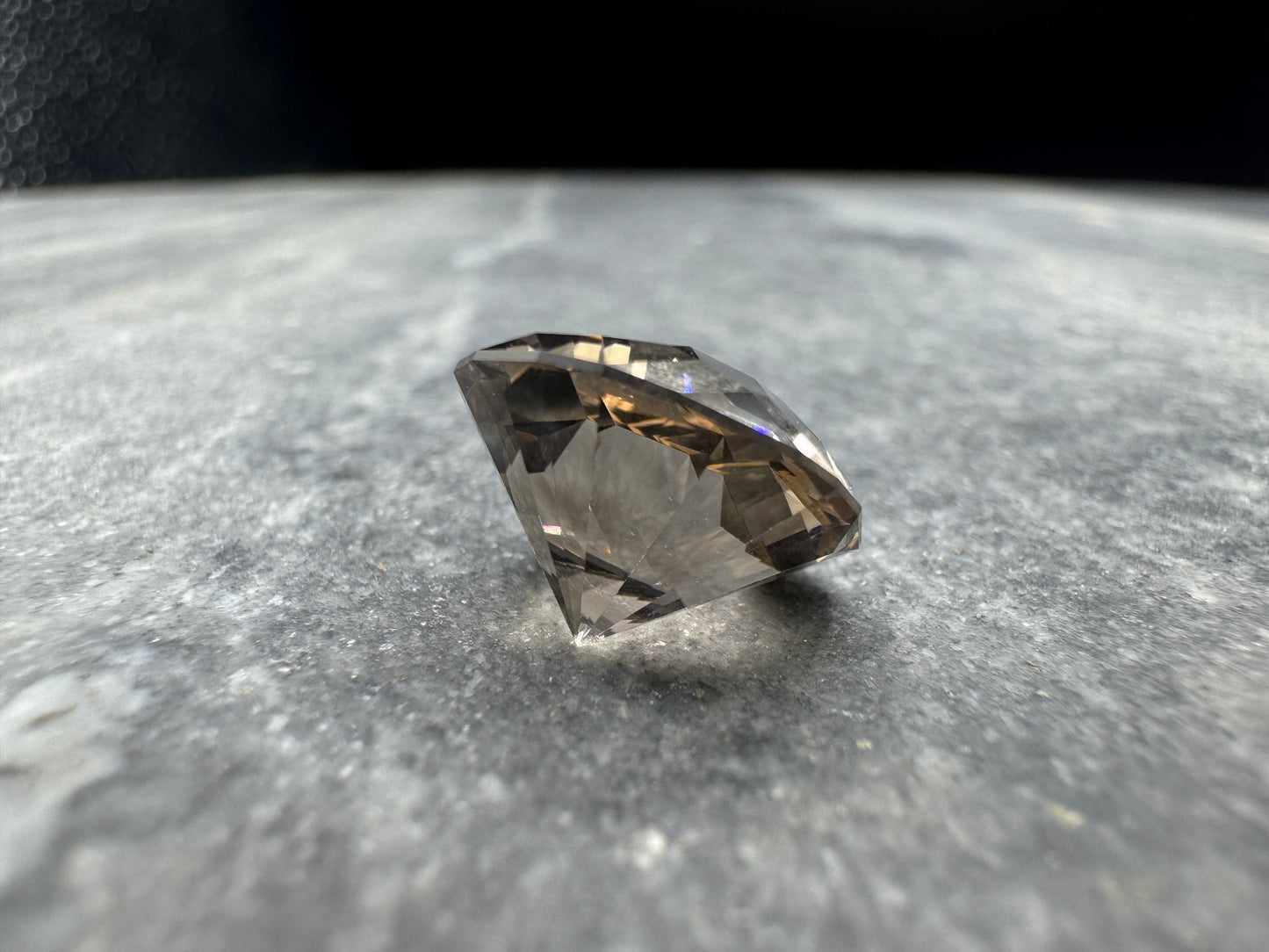 Smoky Quartz Snow Blossom cut - Clark County - 8.8 carats