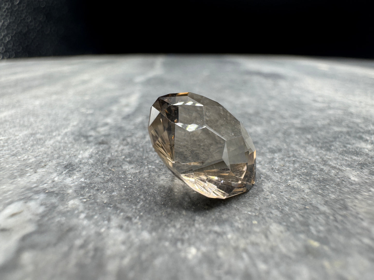 Smoky Quartz Snow Blossom cut - Clark County - 8.8 carats