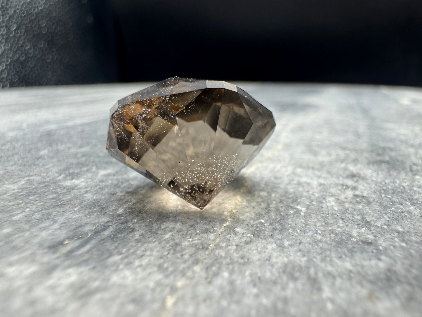 Smoky Quartz Imperfect Snow Blossom cut - Clark County - 31 carats