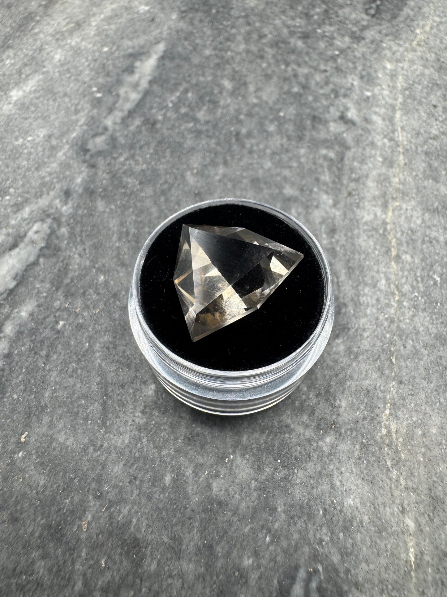 Smoky Quartz Tri Retro Cut - Clark County -  10.9 carats