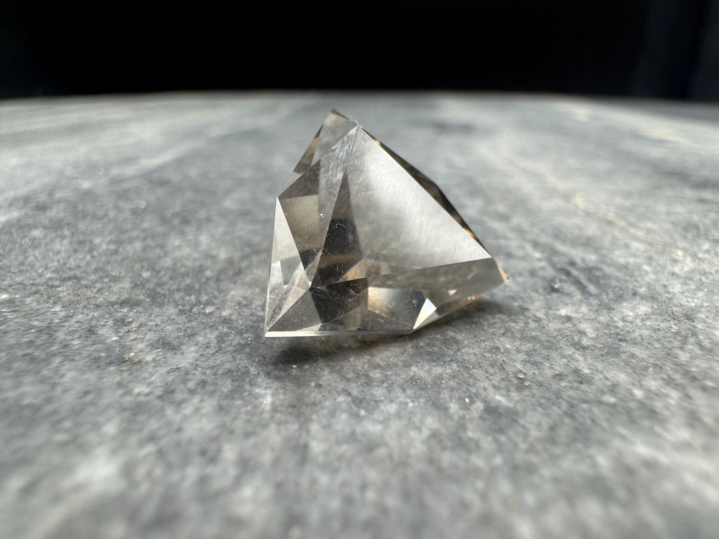 Smoky Quartz Tri Retro Cut - Clark County -  10.9 carats