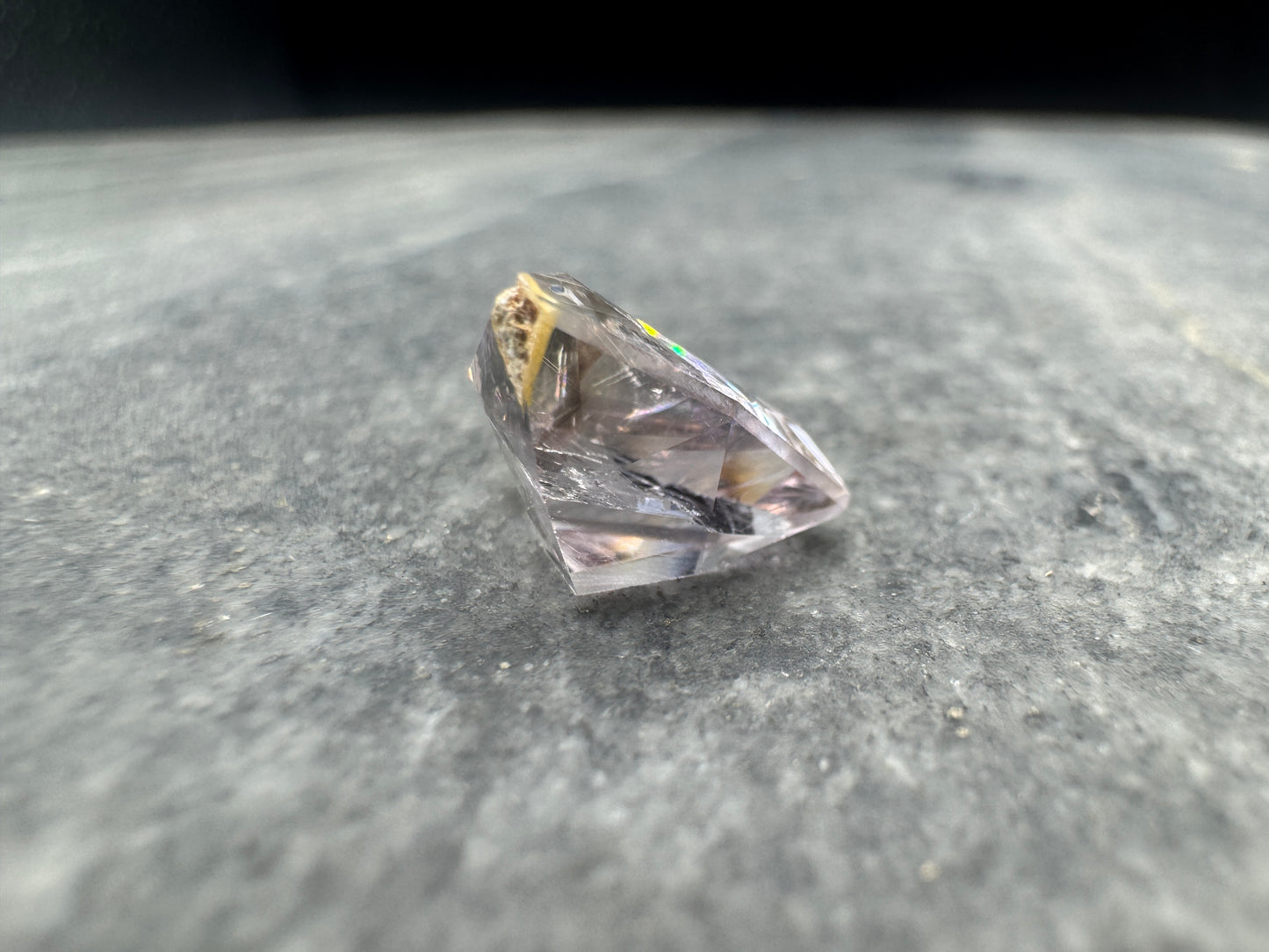 Amethyst Tri Retro cut - Hallelujah Junction - 5.49 carats