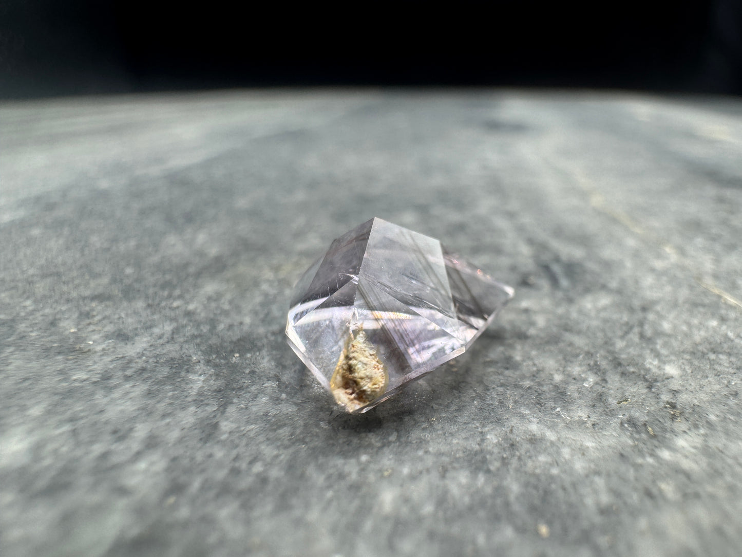 Amethyst Tri Retro cut - Hallelujah Junction - 5.49 carats