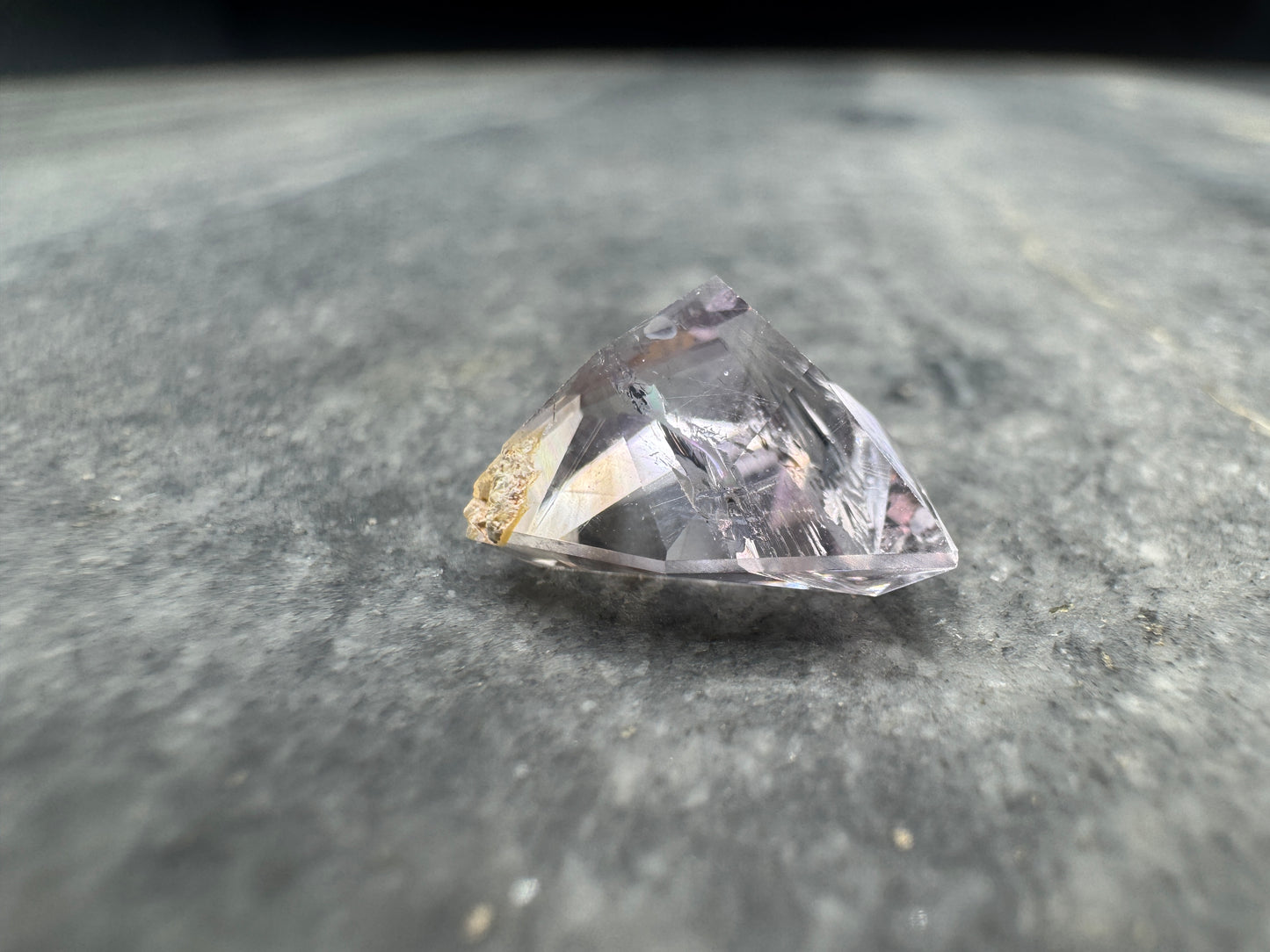 Amethyst Tri Retro cut - Hallelujah Junction - 5.49 carats