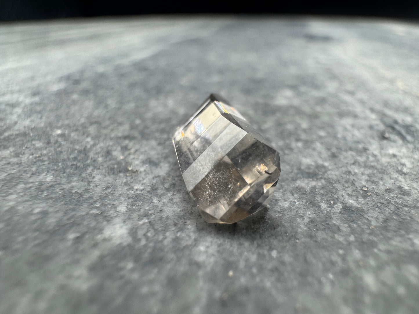 Smoky Quartz modified pixel cut - 5.7 carats