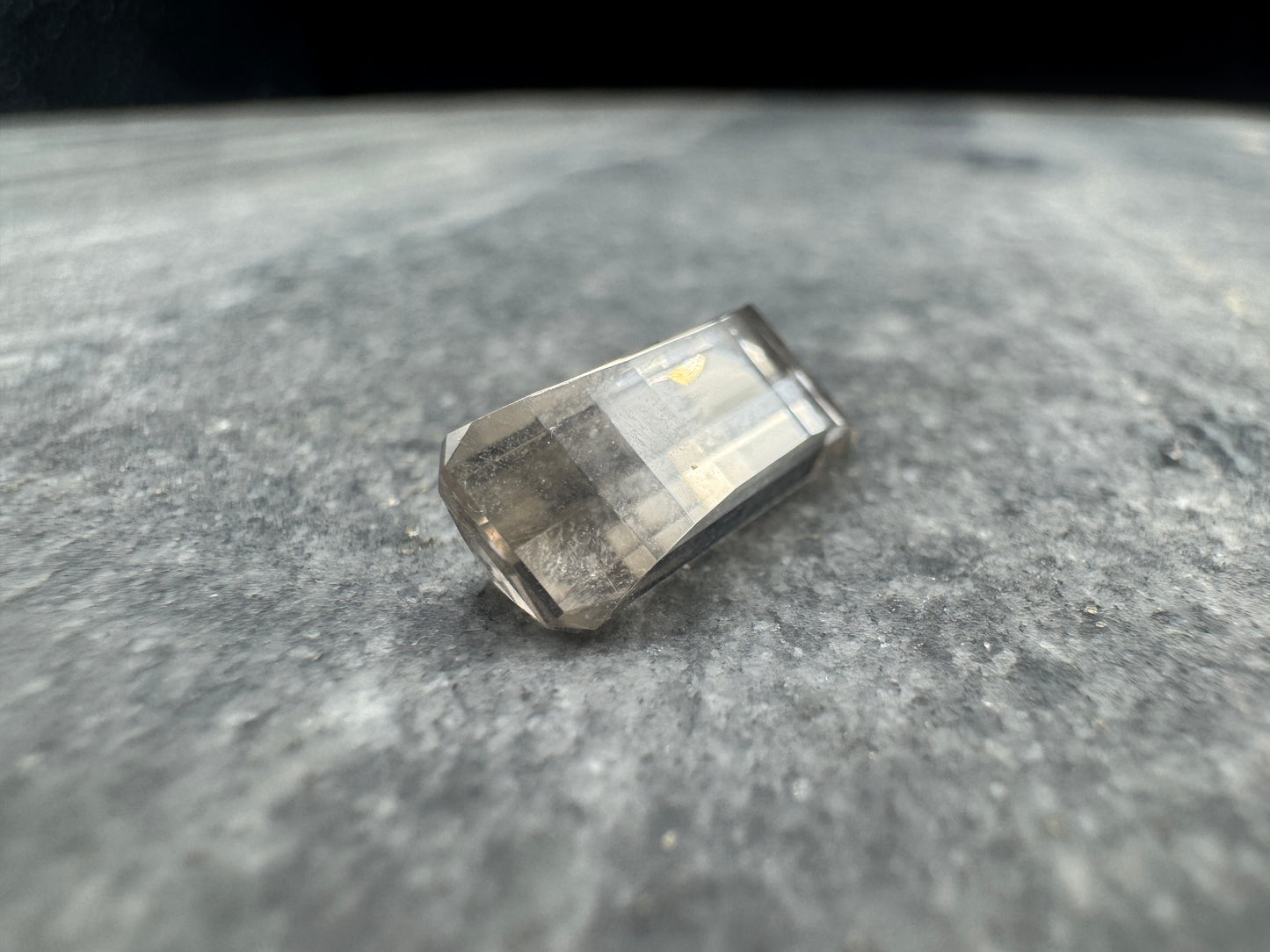Smoky Quartz modified pixel cut - 5.7 carats