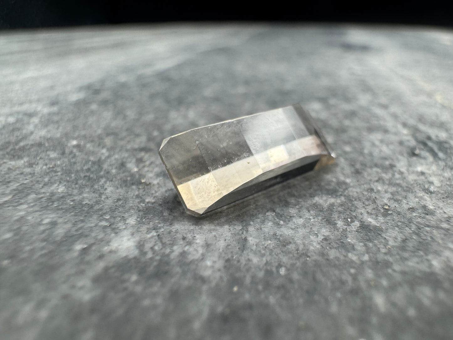 Smoky Quartz modified pixel cut - 5.7 carats