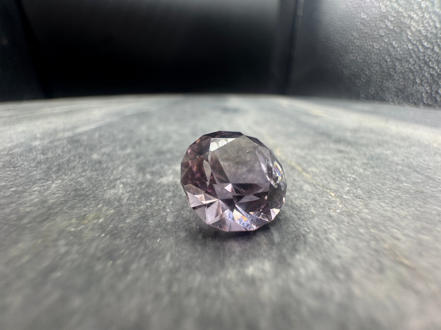 Amethyst Round Brilliant - Hallelujah Junction - 7.7 carats