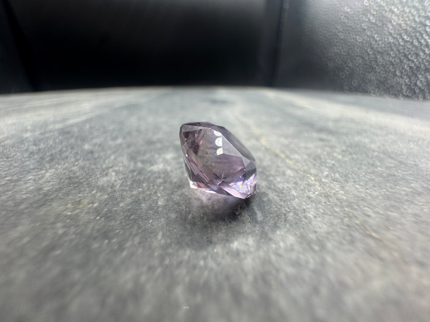Amethyst Round Brilliant - Hallelujah Junction - 7.7 carats