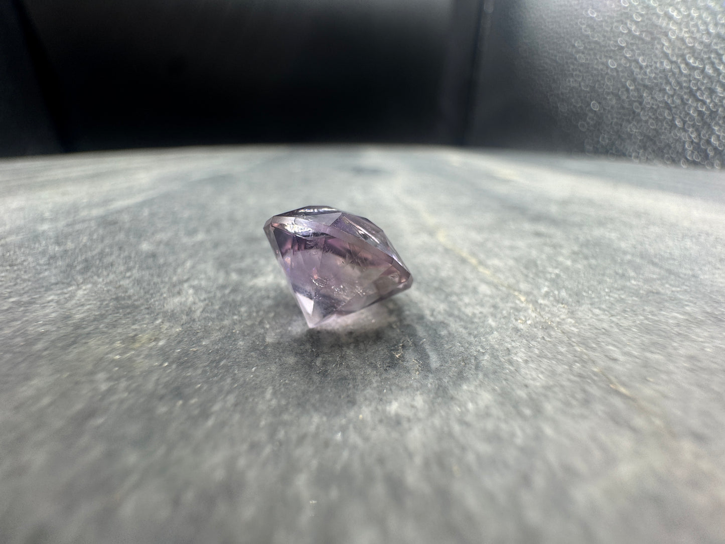 Amethyst Round Brilliant - Hallelujah Junction - 7.7 carats