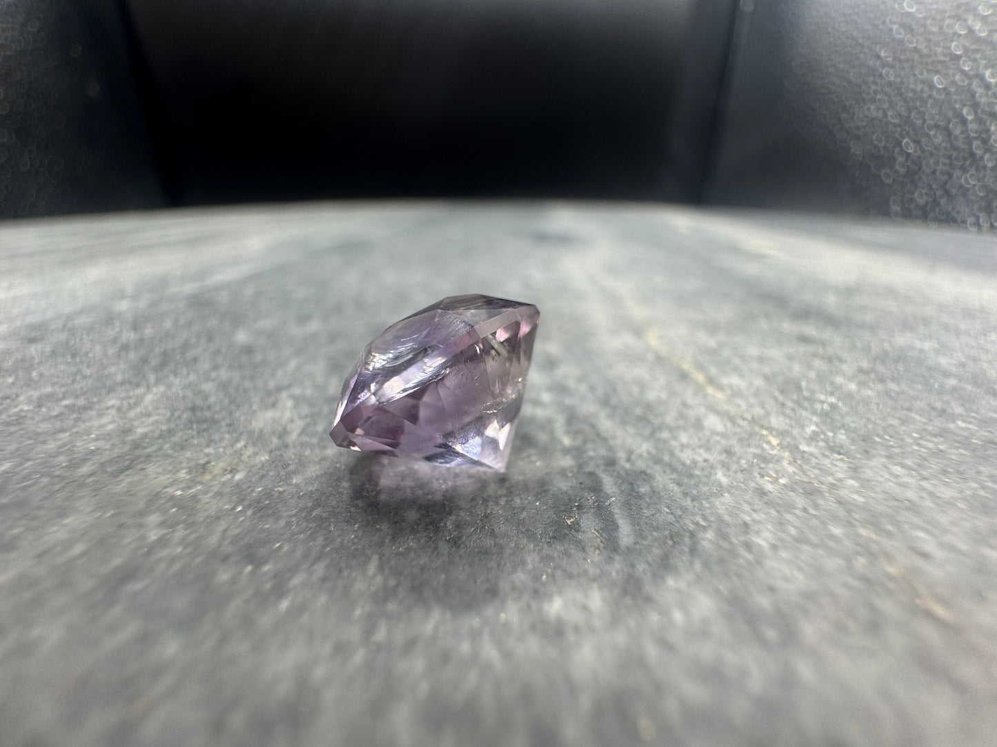 Amethyst Round Brilliant - Hallelujah Junction - 7.7 carats
