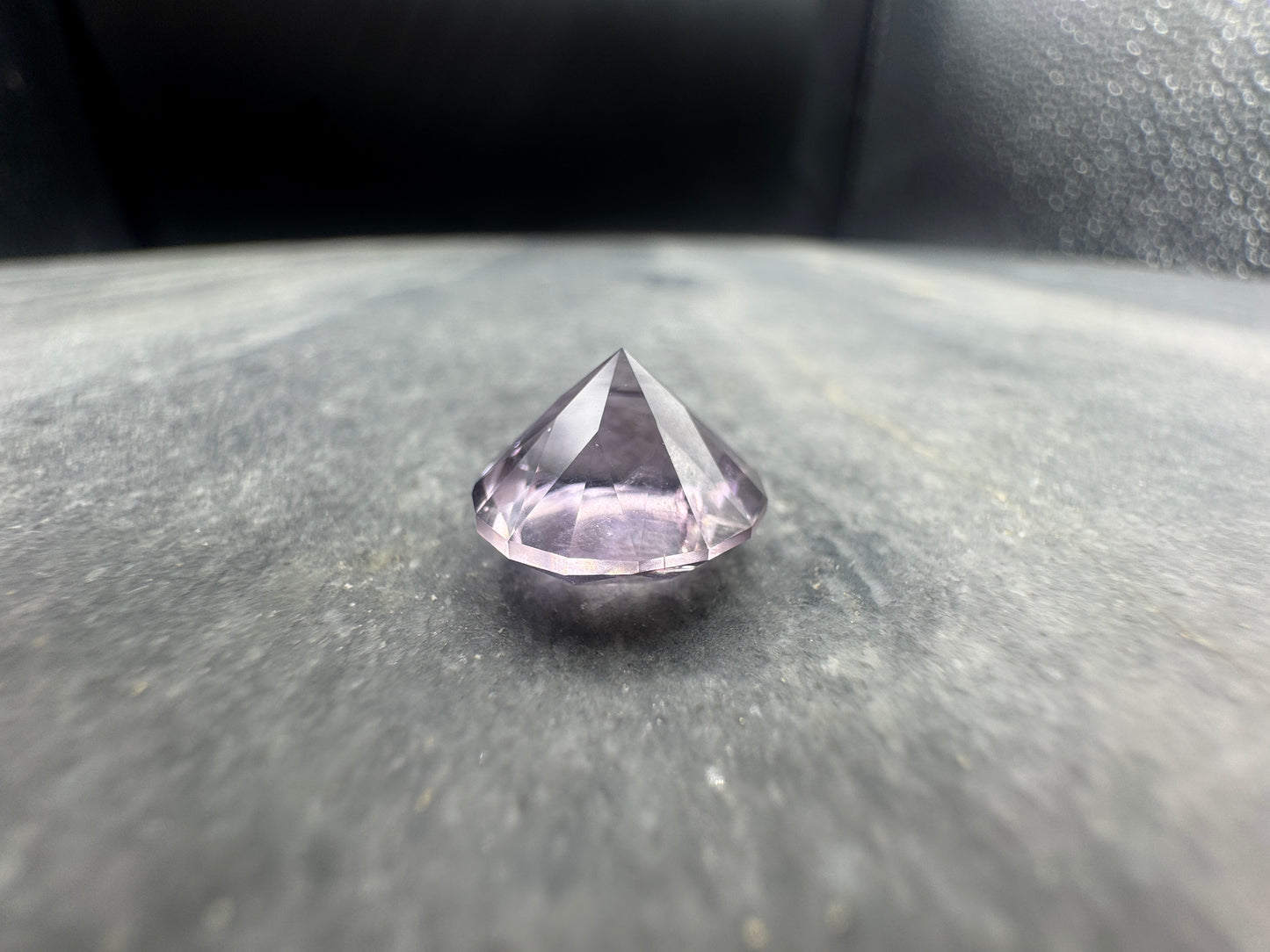 Amethyst Round Brilliant - Hallelujah Junction - 7.7 carats