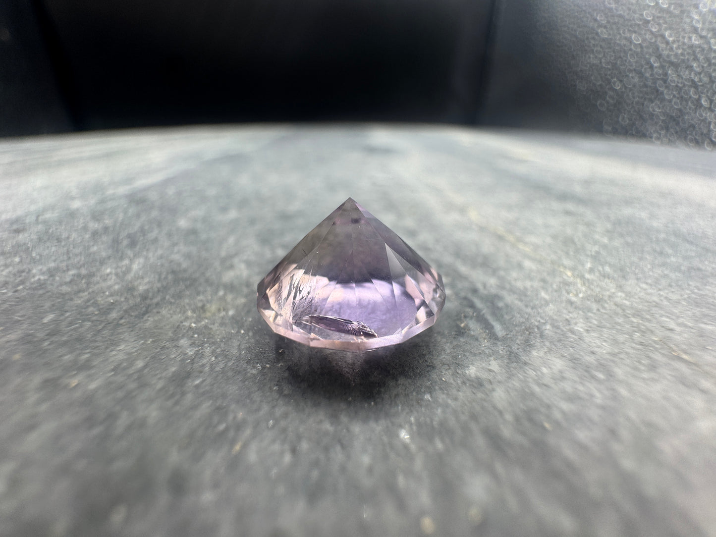 Amethyst Round Brilliant - Hallelujah Junction - 7.7 carats