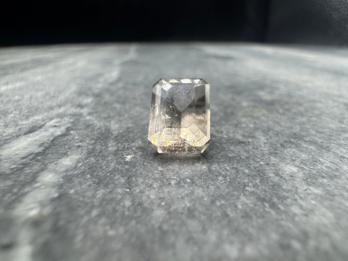 Smoky Quartz Golden Steps cut - Clark County - 4.33 carats
