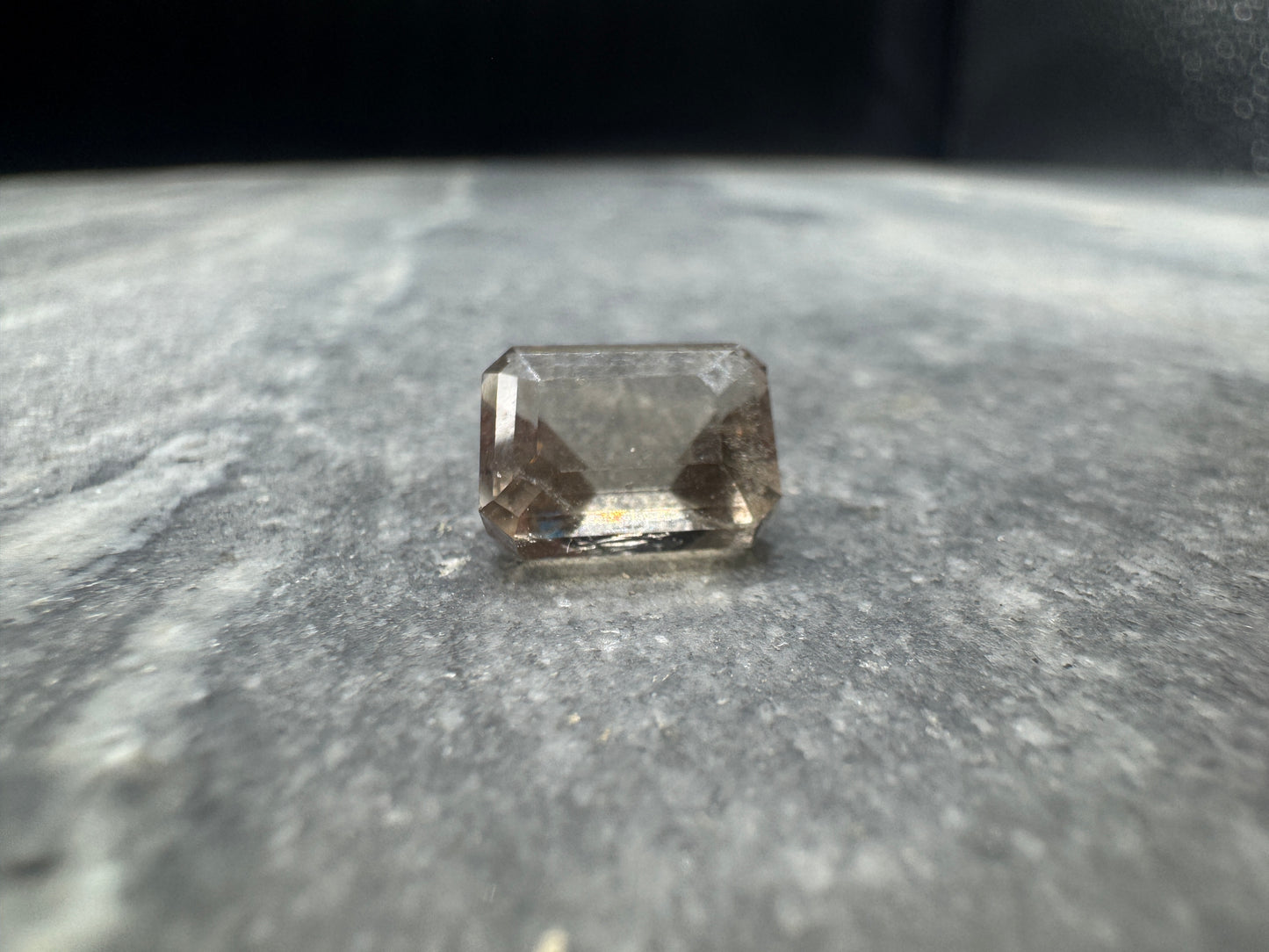 Smoky Quartz Golden Steps cut - Clark County - 4.33 carats
