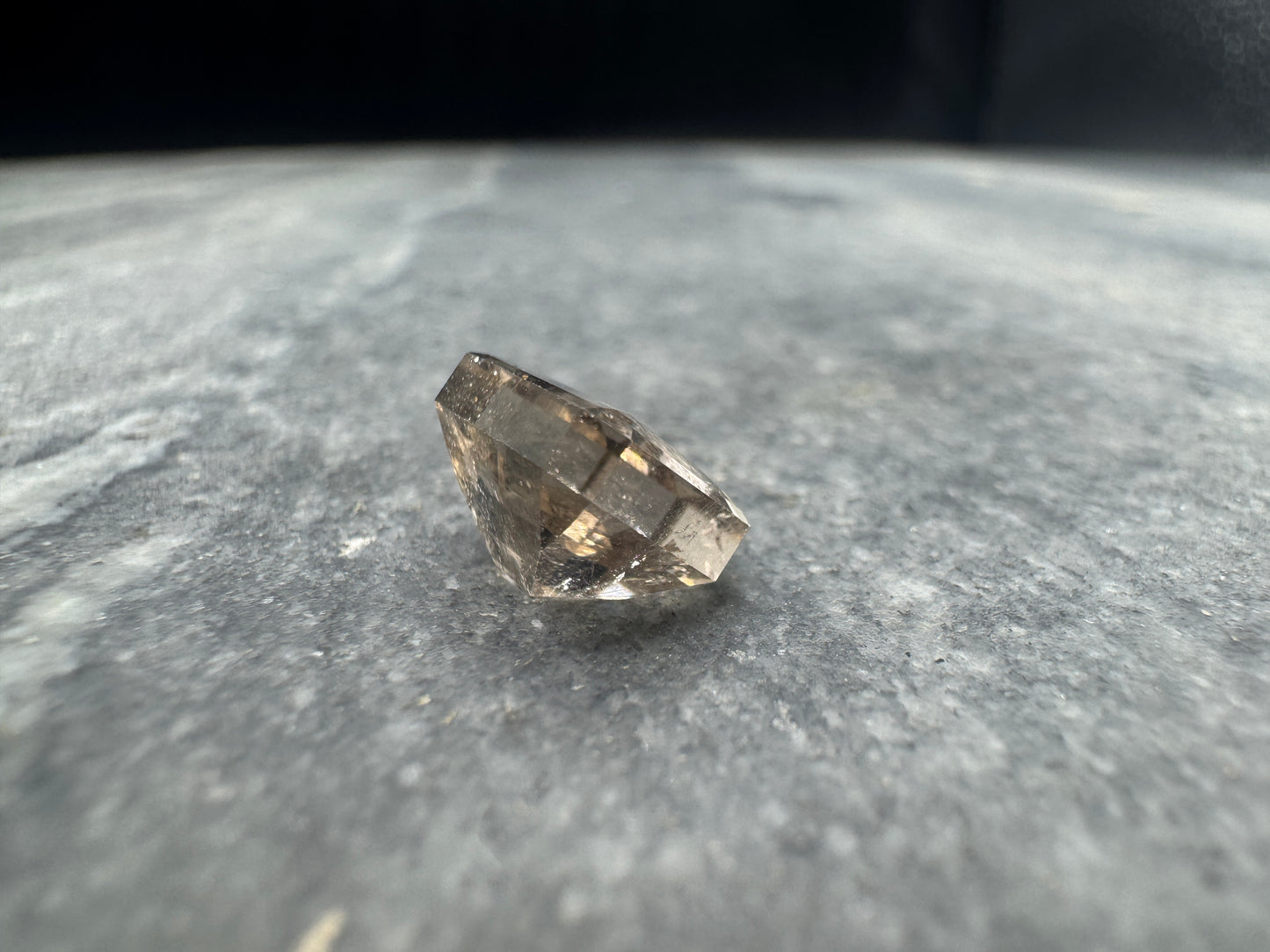 Smoky Quartz Golden Steps cut - Clark County - 4.33 carats