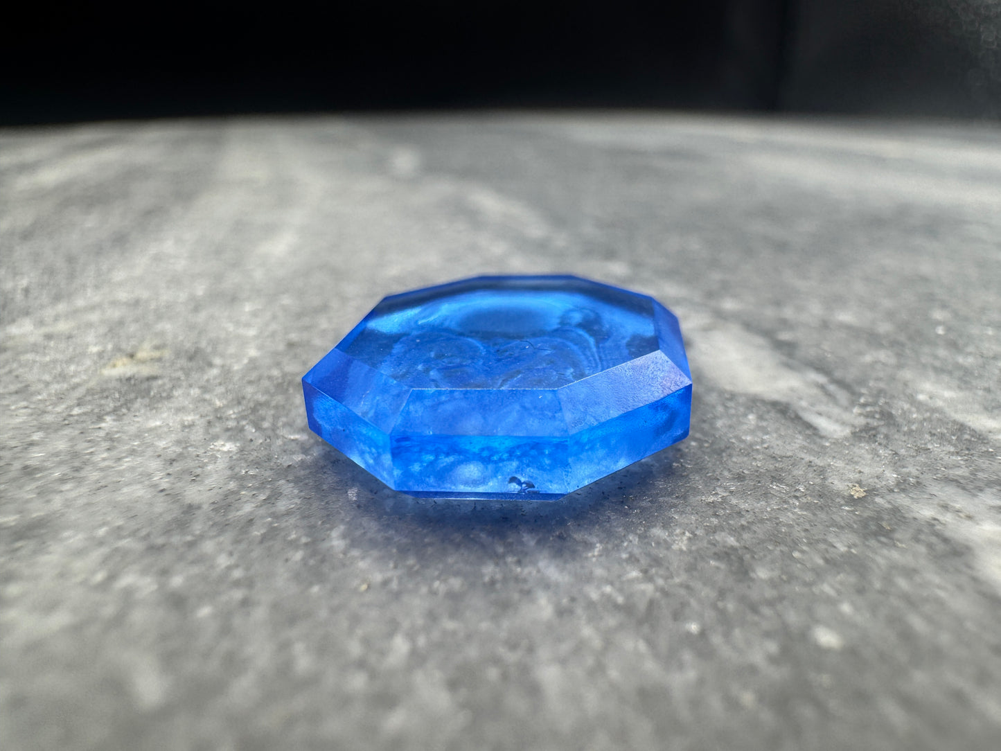 Synthetic Sapphire 19.28 Da Vinci's Baby Sketch
