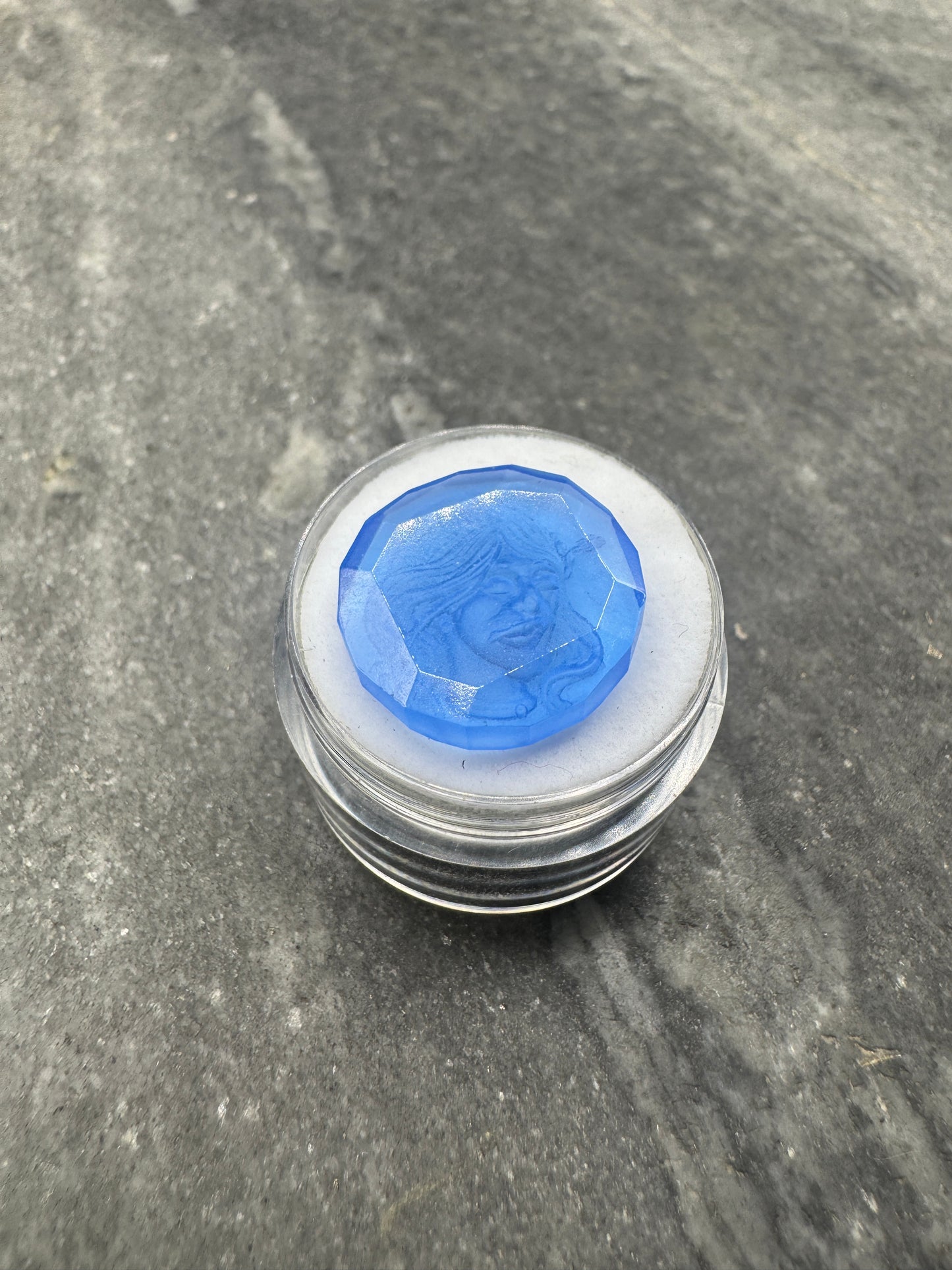 Synthetic Sapphire 15.895 Lady In Blue