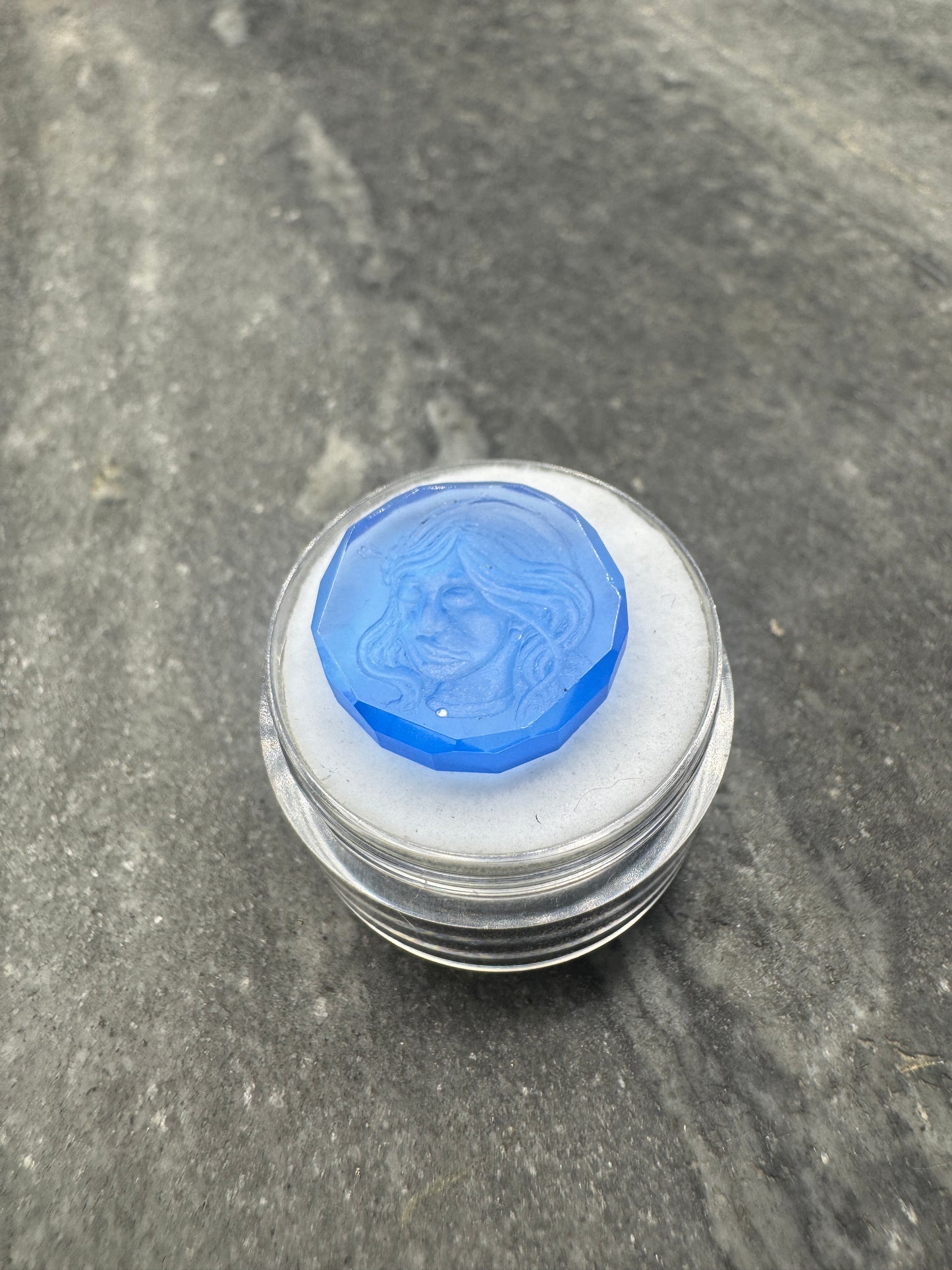 Synthetic Sapphire 15.895 Lady In Blue
