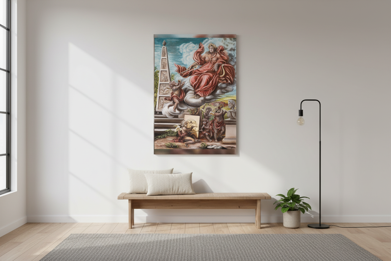 'The Gift Of Art' Large Canvas Prints